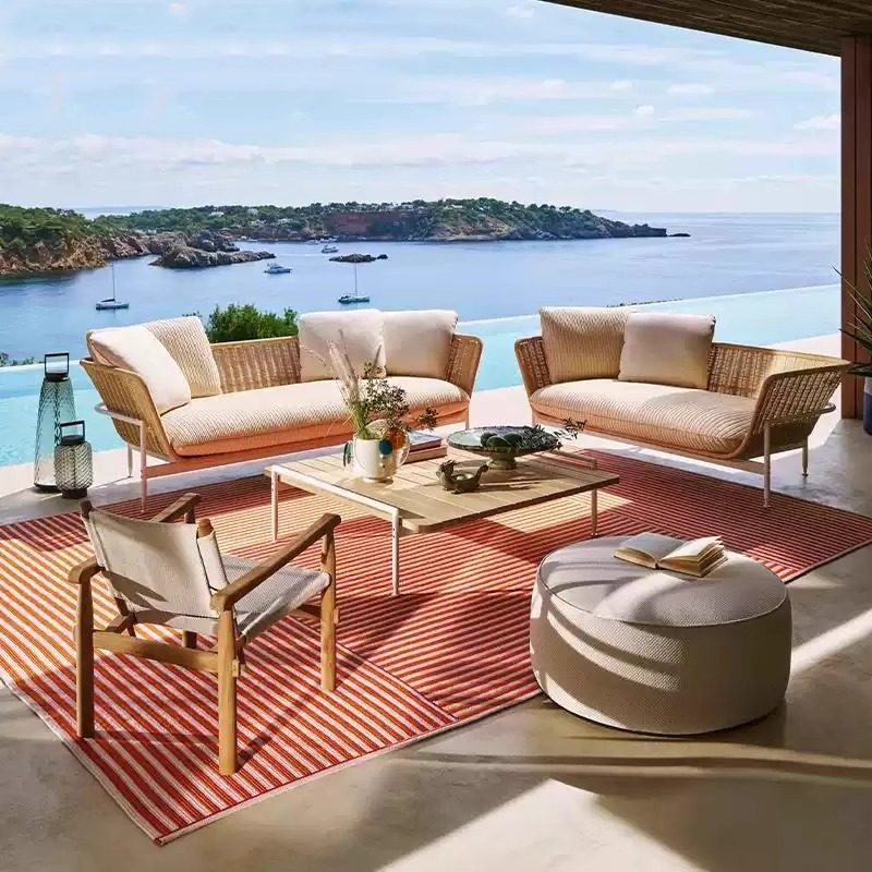 Outdoor Furniture Lounge - Dış Mekan Kanepe, Rattan Avlu Villası,