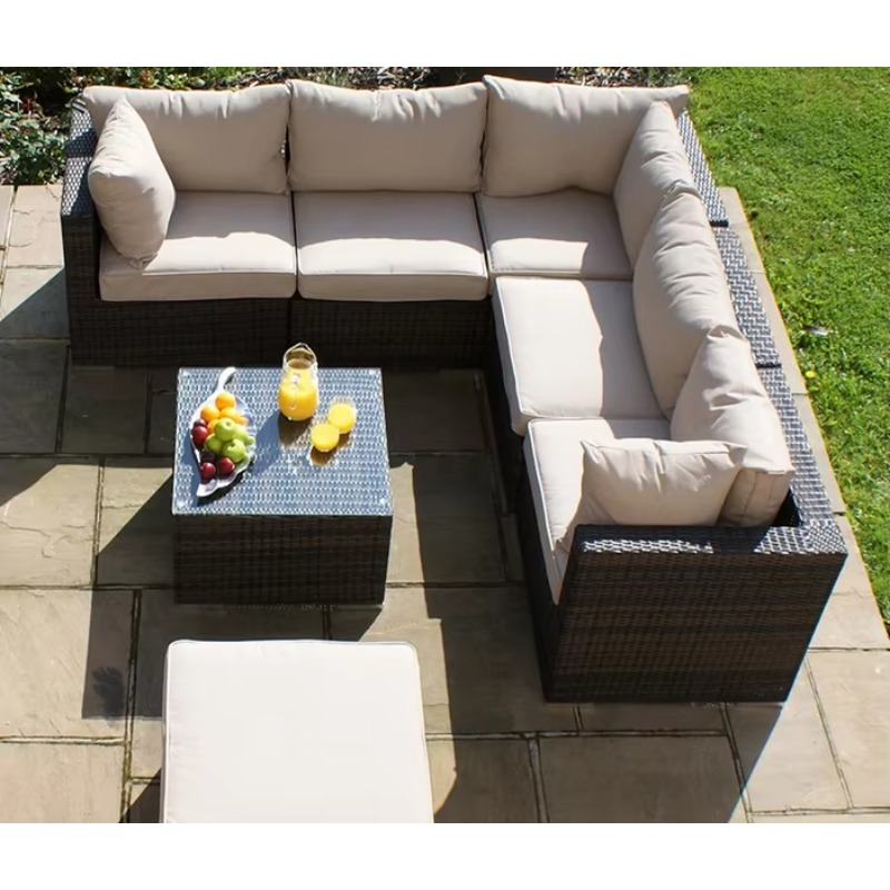 6 Kişilik Küçük Bahçe Köşe Kol - Outdoor Furniture Lounge incelemesi ve fiyatı