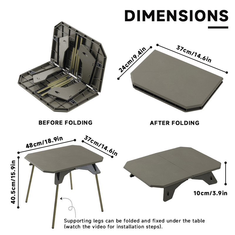 WESTTUNE Açık Kamp Masa Ultral - Folding Picnic Table incelemesi ve fiyatı