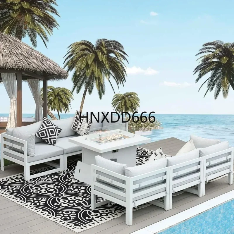 7 Parçalı Alüminyum Dış Mekan  - Outdoor Furniture Fire Pit Set incelemesi ve fiyatı