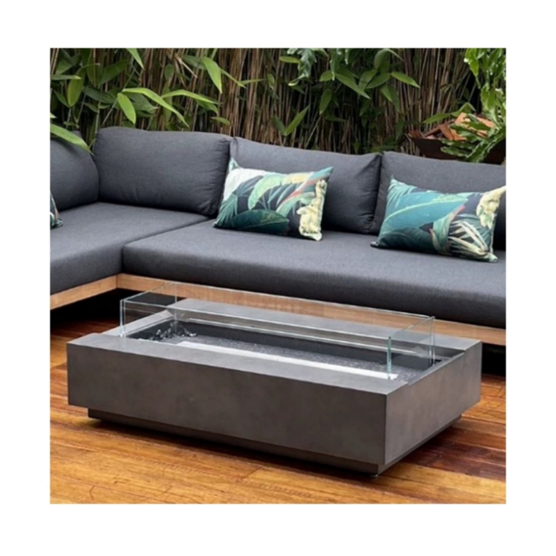 Modern Corten Çelik Şömine Gaz - Outdoor Furniture Fire Pit Set incelemesi ve fiyatı
