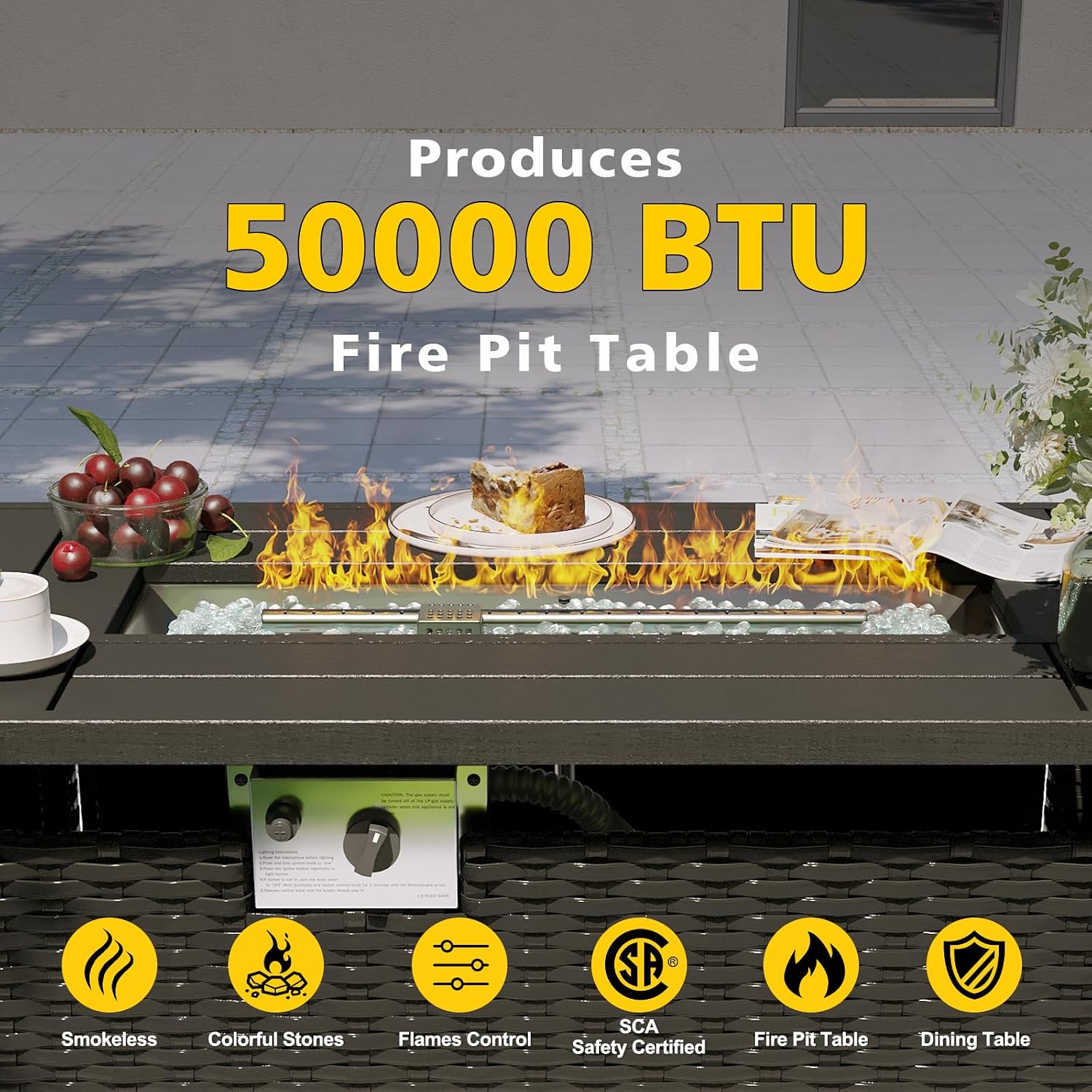 Ateş Çukuru Masa ile Veranda M - Outdoor Furniture Fire Pit Set incelemesi ve fiyatı