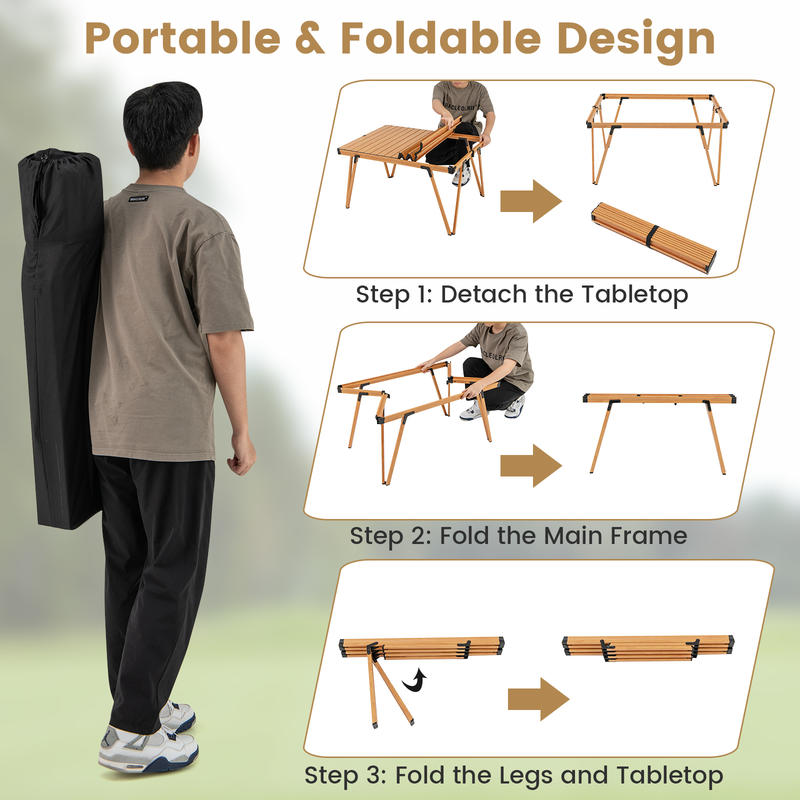 Tek Kişilik Katlanır Piknik Ma - Folding Picnic Table incelemesi ve fiyatı
